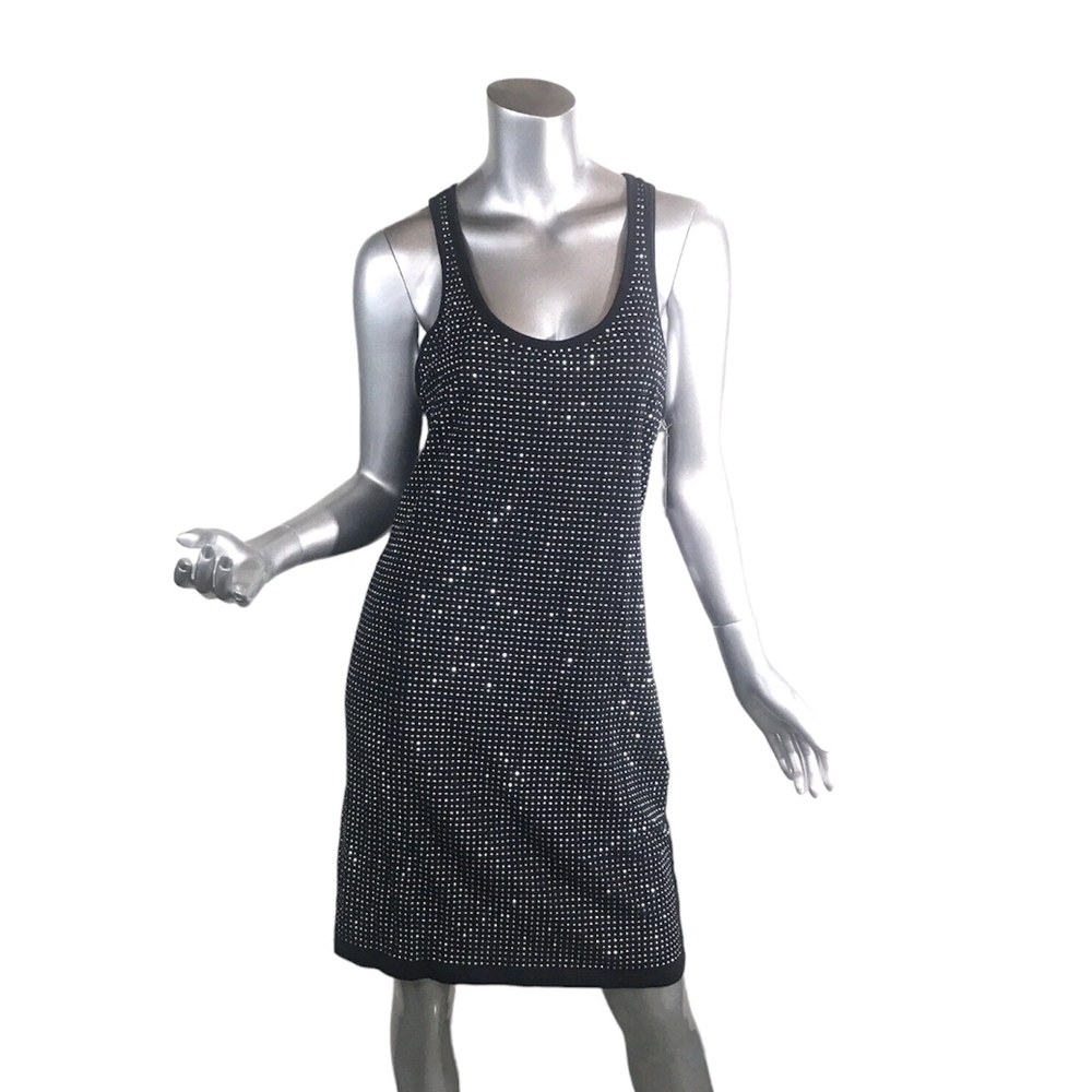 Jennifer Lopez Black Sparkle Mini Dress - Picture 4 of 13